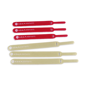 10X100mm Back-to-Back <strong>Hook</strong> <strong>and</strong> <strong>Loop</strong> Cable Ties Needle-<strong>Type</strong> Anti-Loss Design Custom 1-Color Logo for Electronics/Office - Product Image 5