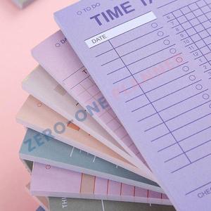 Bloc de notas adhesivas de papel personalizado simple mini rastreador de hábitos para hacer lista de verificación nota horario recordatorio diario semanal - Product Image 5