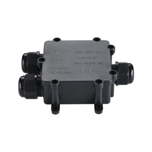 Hộp nối màu đen ngoài trời không thấm nước IP68 Hộp nối ngoài trời-3 chiều yb730 hộp nối dây nguồn điện bên ngoài - Product Image 3