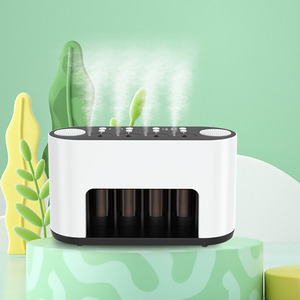 Smart Air Purifier With Essential Oil Aroma <strong>Diffuser</strong> Four <strong>Nozzles</strong> Mist Maker LED Light Music Speaker Portable Car Oil <strong>Diffusers</strong> - Product Image 1