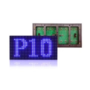 Yüksek parlaklık P10 DIP tek mavi renk Led afiş ekran Programmable programlanabilir metin hareketli ekran modülü - Product Image 5