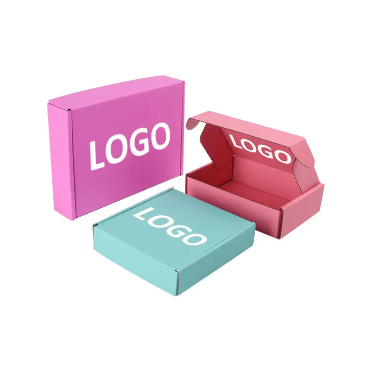 Scatola di spedizione di lusso con logo scatole regalo per piccole imprese in cartone con design personalizzato