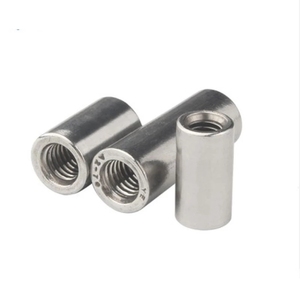 Lead Screw Connection Nut <strong>Coupling</strong> Nuts <strong>M3</strong> M4 M5 M6 M8 Extend Long Round <strong>Coupling</strong> Nut 304 Stainless Steel - Product Image 4