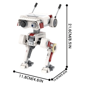 MOC2085堕落した注文BD-1宇宙戦争セットSWモデルミニおもちゃビルディングブロックセットおもちゃ75335ビルディングキット - Product Image 2