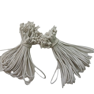 Lazo de Cordones redondos elásticos fuertes con nudo para bolsos y prendas Etiqueta colgante - Product Image 2