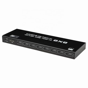 新着4KHDMIマトリックス8x88in 8 Out HDMI2.0b 4K60Hzスイッチスプリッターボックス (リモート付き) - Product Image 3