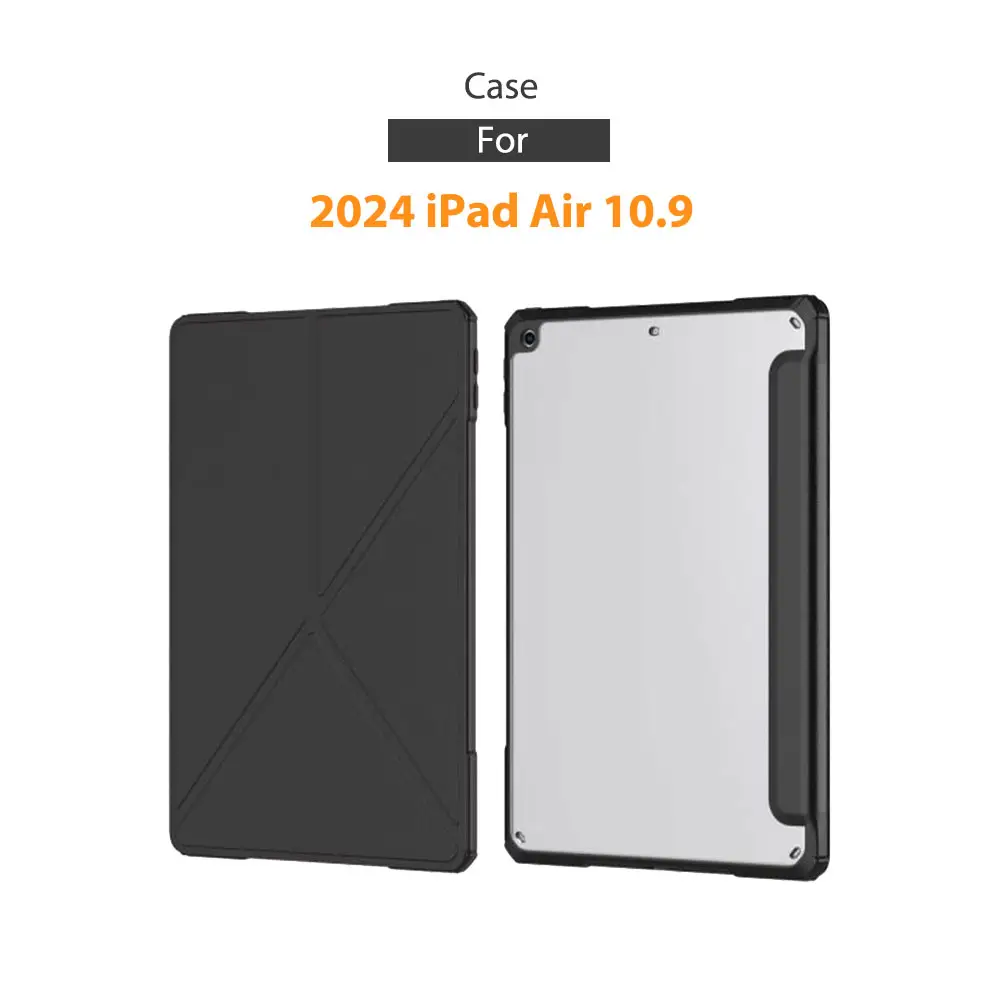 2024 태블릿 커버 케이스 Ipad 10.2 에어 3 견고한 10.9 Pc 접이식 분리형 가죽 커버 핑크 Tpu 케이스