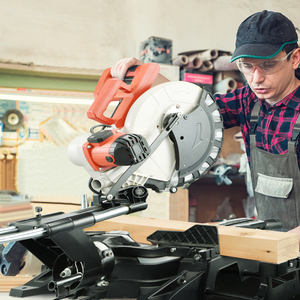 HM1245 OEM hizmeti gönye testere 12 inç elektrikli güç testere 305mm çift konik Saw makinesi ile lazer - Product Image 5