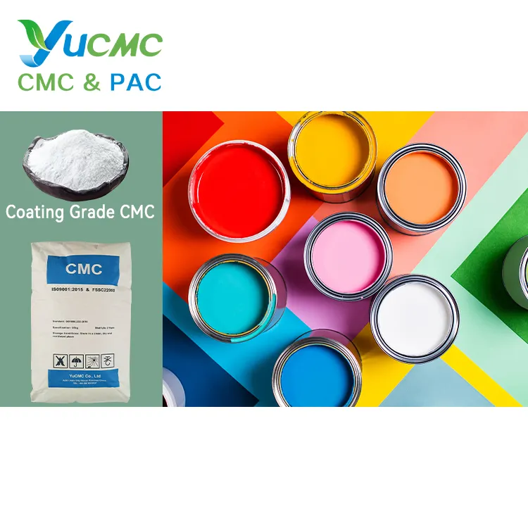 Yucmc 코팅 등급 나트륨 카르 복시 메틸 셀룰로오스 CMC