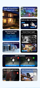 N517-YDL 5MP âm thanh video <span class=keywords><strong>Camera</strong></span> 512GB SD Thẻ hỗ trợ onvif Conformant - Product Image 4