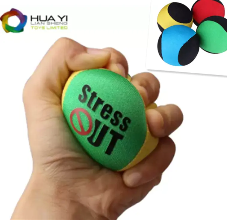 Bolas antiestrés personalizadas para terapia de manos, pelota antiestrés para apretar, pelota de ejercicio para dedos con logotipo