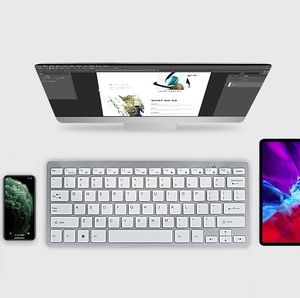 Super Slim 78-Keys Portable <strong>Wireless</strong> <strong>Keyboard</strong> USB Interface <strong>for</strong> Windows <strong>OS</strong> Apple Mac <strong>Android</strong>-<strong>for</strong> Office Home Outdoor Use New - Product Image 5