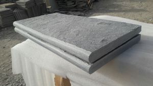 高級シルバーグレー珪岩大理石カウンタートップ60X30X3モダン研ぎ澄まされたつや消しトップポリッシュビッグスラブヴィラ用