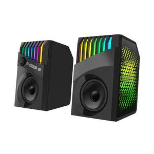 Sistema de sonido de cine de escritorio con cable USB 2,0, altavoz de PC para juegos, potencia de salida de 20W, solo Bluetooth, habla con efectos de iluminación - Product Image 2