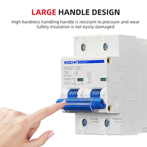 80A Mini interruttore 35mm Din Rail montare materiale in rame 1000V DC 10ka capacità di rottura protezione da sovraccarico - Product Image 2