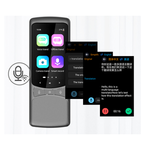 新型4G SIM WIFI智能AI同声翻译设备便携式翻译器多语言语音翻译器 - Product Image 1