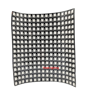 WS2812B RGB гибкий 16x16 8x32 256 светодио дный s Пиксельная Панель Матричный экран WS2812B ECO светодио дный модуль WS2812 IC Индивидуально адресуемый DC5V