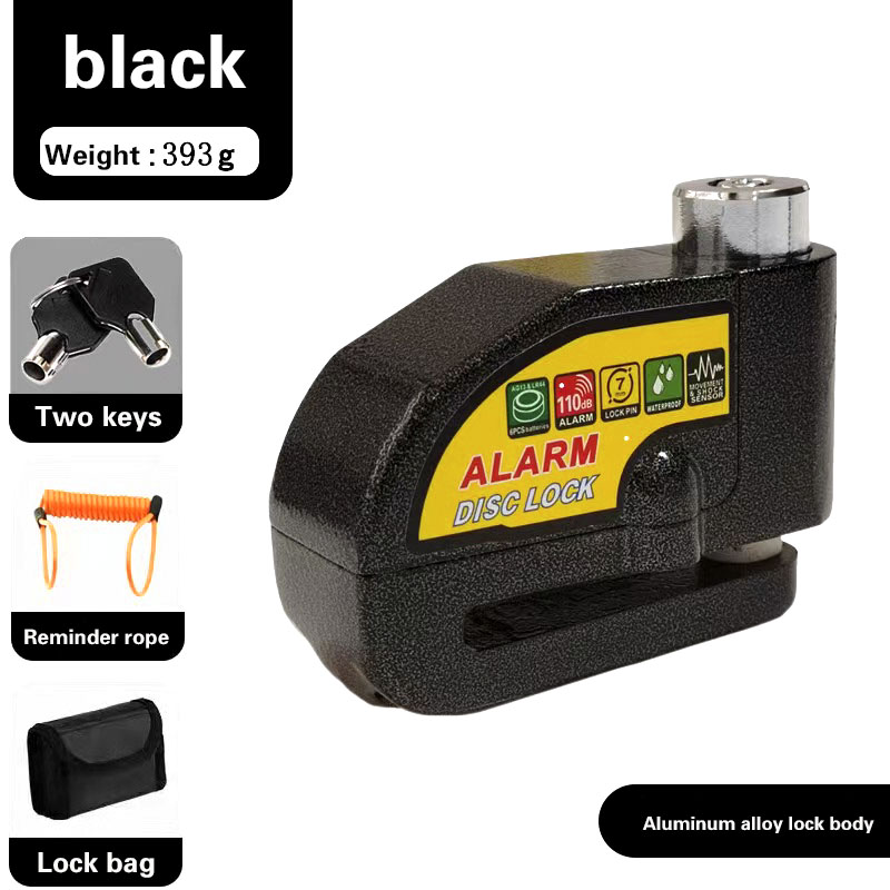 Black + reminder rope + lock bag