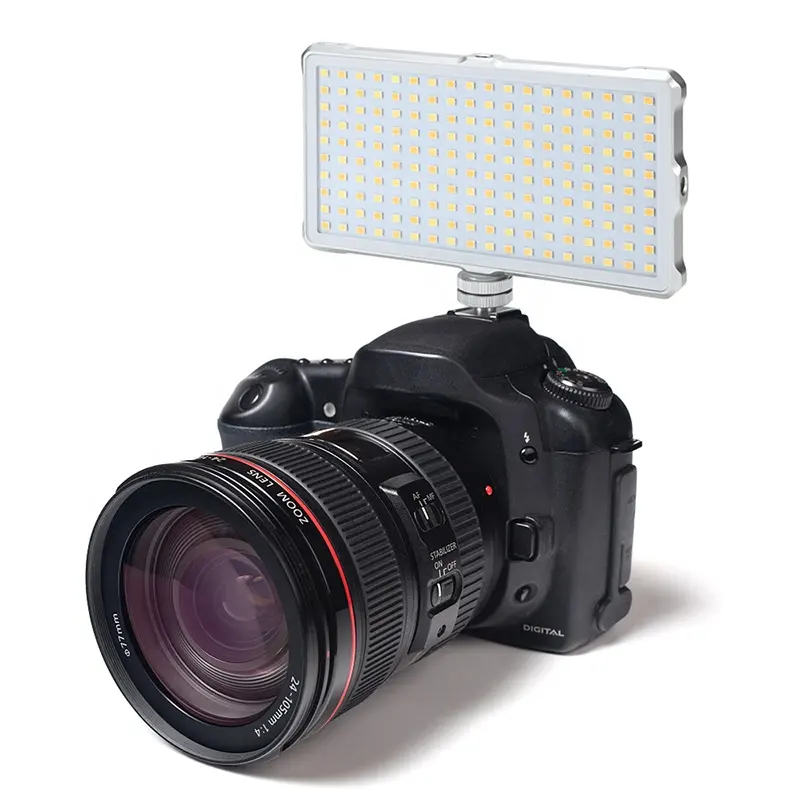 LituFoto F18 Camera LED Video Light CRI96 Adjustable 3200K-5600K for Photography Studio Outdoor Lighting