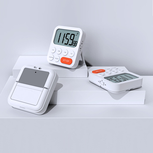 Con funzione di reimpostazione con un clic a doppia temporizzazione con funzione di visualizzazione del tempo LCD timer da scrivania timer 1H/5M/1H/1S - Product Image 4