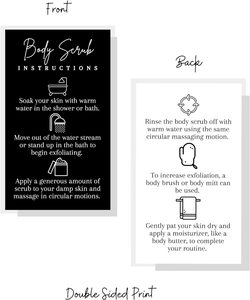 Custom <strong>Instruction</strong> Card A5 Front and Back 200gsm Business Care <strong>Instruction</strong> Card Customer Card Thank You With Washing <strong>Instruction</strong> - Product Image 2