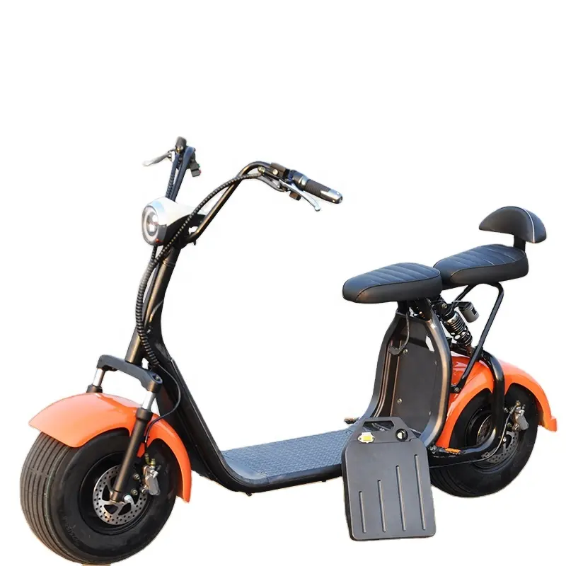 NOUS stock Offre Spéciale acheter scooter électrique citycoco 1000W 1500W SIMPLE batterie 2 roues électrique d'approbation de la CE Scooters