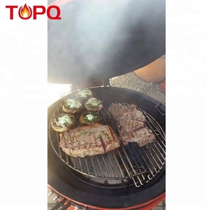 陶瓷kamado烹饪用圆形配件烧烤铸铁烤架