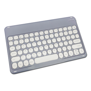 HT tragbares Tablet wiederaufladbar bt kabellose RGB-unterleuchtete Tastatur blaue mini-farbene Tastatur für Tablet - Product Image 4