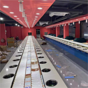 Sistema de cinta transportadora de sushi personalizado al por mayor para la distribución de alimentos en restaurantes. - Product Image 2