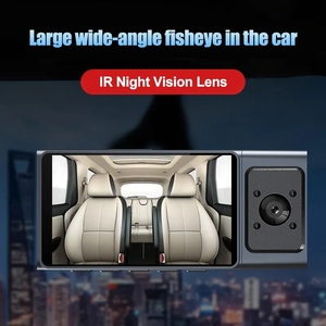 3 <strong>Channel</strong> Car Dash Cam 3&quot; LCD Display HD Night Vision Black Box <strong>Vehicle</strong> Tools Parking Monitoring for Traffic Recording - Product Image 5