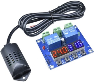 XH-M452 Thermostat Temperature Humidity Thermometer Hygrometer Controller <strong>Module</strong> DC 12V LED Digital Display Dual <strong>Outputs</strong> - Product Image 2