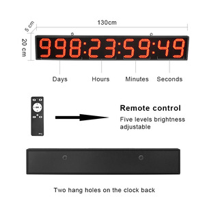 CHEETIE CP03 telecomando 9 cifre giorni conto alla rovescia 1000 giorni di tempo di sicurezza evento cronometraggio digitale LED contatore giorni - Product Image 4
