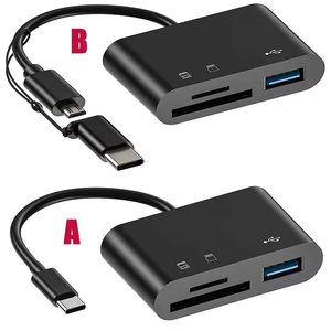 Typ C Micro USB Kartenleser Android Phone Aufladen OTG 2.0 HUB für Laptop PC Micro SD TF USB Disk Speicher karten adapter - Product Image 2