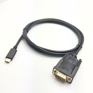 Wholesale Black 1.8m <strong>USB</strong> C to RS232 DB9 <strong>Serial</strong> Port Adapter Cable for Computer - Product Image 5