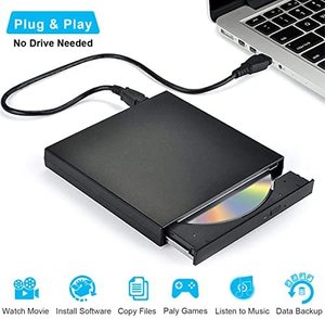 外置光盘驱动器、USB 2.0超薄便携式外置光盘驱动器、笔记本电脑台式机等刻录机刻录机 - Product Image 3