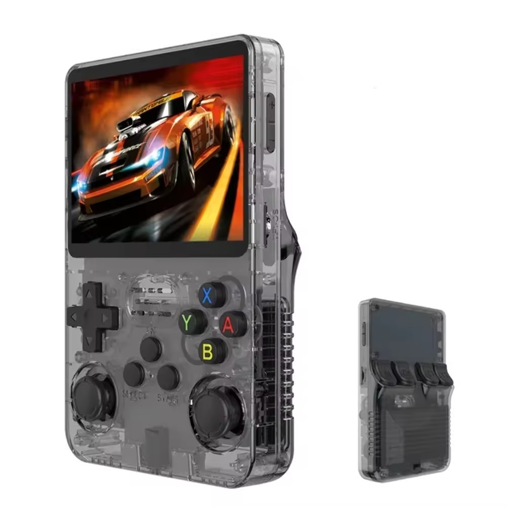 R36s retro palmare console di gioco retrò 128GB con 30000 integrato + giochi da 3.5 pollici Ips ragazzo regalo gioco PSP - Product Image 6