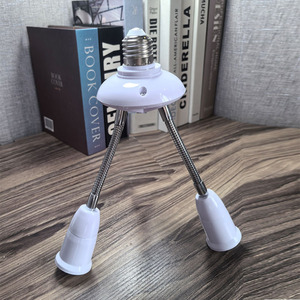E27 to E27 Splitter 3 in 1/4 in 1/5 in 1 Lamp Holder <strong>With</strong> on off Switch 360 Degrees Adjustable <strong>Rotatable</strong> Light Converter <strong>Socket</strong> - Product Image 6