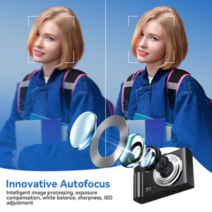 Prezzo di fabbrica 2.4 pollici fotocamera digitale CCD 48MP 16X Autofocus con luce Flash migliore fotocamera digitale per gli studenti Video di fotografia - Product Image 5