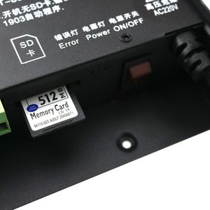 8192 пикселей T8000 T-8000A AC220V/110V SD карты DC5V пикселей контроллер для WS2801 WS2812B WS2811 LPD8806 цветных (RGB) светодиодных лент контроллер - Product Image 4