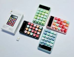 Factory Direct 2.4G Wireless <strong>Numeric</strong> <strong>Keyboard</strong> External Round <strong>Keyboard</strong> for Financial Accounting. - Product Image 1