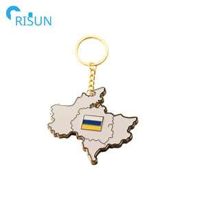 Toptan Metal harita anahtarlık özel Logo Texas eyalet bayrağı afrika almanya kanada Italia aslan kulübü emaye anahtarlıklar anahtarlık - Product Image 2