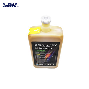 高品质CMKY 1000毫升/瓶Ga laxy dx5生态打印头油墨Ga laxy Sei ko 1.8m 3.2m喷墨印刷机 - Product Image 4