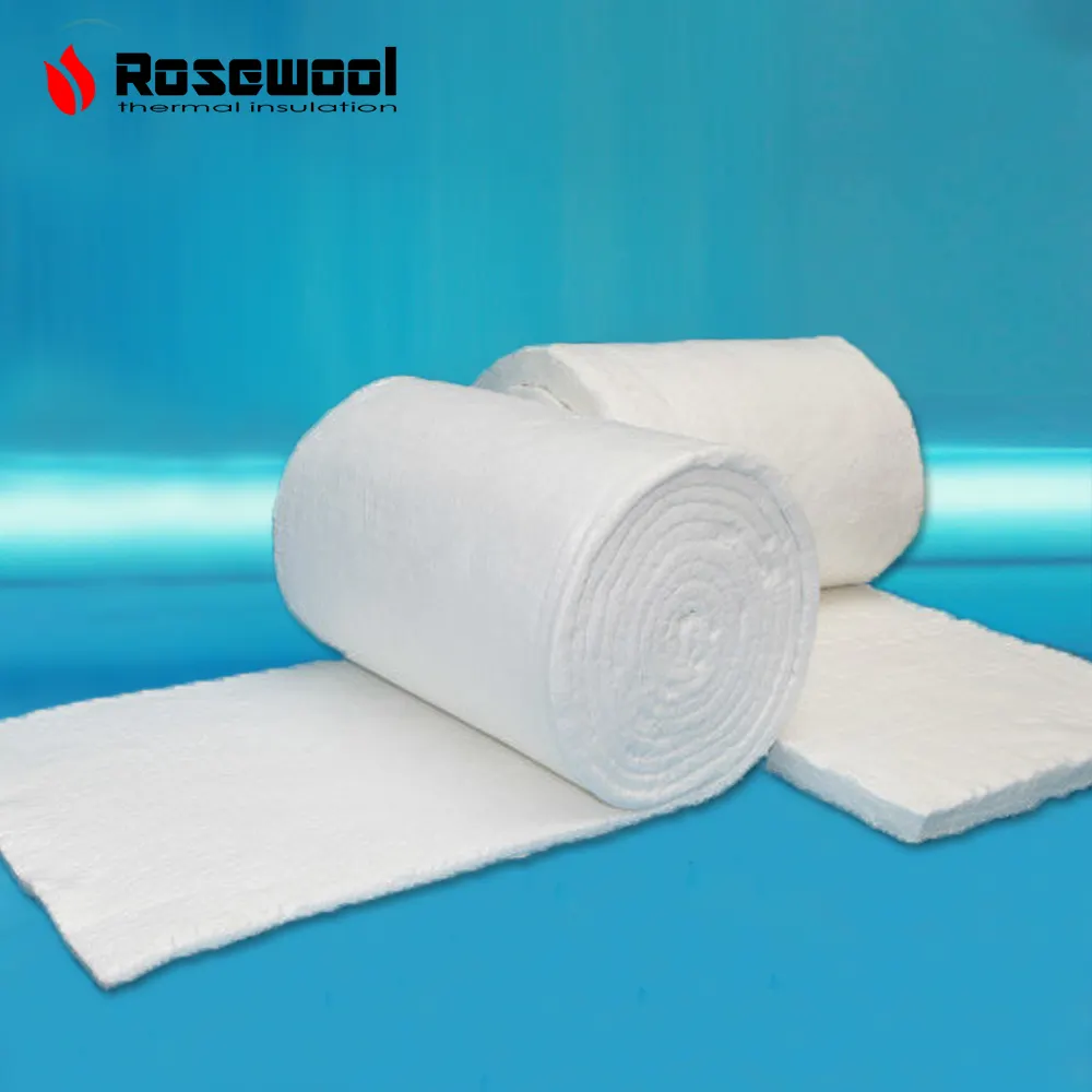 ROSEWOOL थर्मल सिरेमिक फाइबर कंबल सभी तरफ अल फ़ॉइल लेपित के साथ