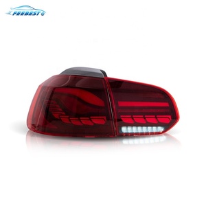 Tam LED park lambaları VOLKSWAGEN GOLF 6 için MK6 2009 2010 2011 2012 2013 2014 ejderha ölçekler koşu işık sıralı gtd gti - Product Image 3