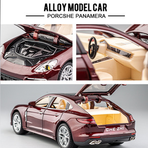 Toptan CHEZHI 1:24 Por Por Para mera araç Metal koleksiyon simülasyon döküm araba alaşım araba modeli - Product Image 4