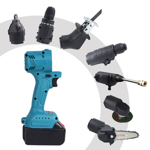 Lithium-Ionen-Multifunktions-und Mehrzweck-Werkzeugset, wiederauf lad bares Elektro werkzeugset, eine Maschine mit mehreren Anwendungen - Product Image 1