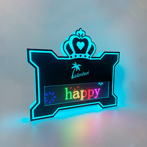 Bacheca principale del messaggio del Display a scorrimento del Nightclub VIP Bottle Service Presenter Sign APP programmabile a LED tendone Message Board - Product Image 3