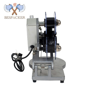 Bes packer DY-8 Manuelle Hand impuls druckmaschine Heiß präge maschine Verfalls datum Codier maschine Tinten strahl drucker - Product Image 3
