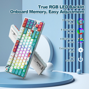 M87 Mechanical <strong>Keyboard</strong>, Hot Swappable Wireless Gaming <strong>Keyboard</strong> 87 Keys, RGB Backlit <strong>Custom</strong> <strong>Keyboard</strong> Onboard Memory for Windows - Product Image 6