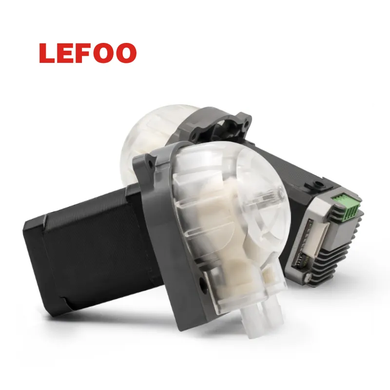 LEFOO 1-500 ml/min 12V 24V DC petite machine de remplissage de liquide pompe péristaltique de distribution industrielle